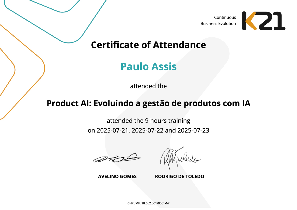 Certificado K21